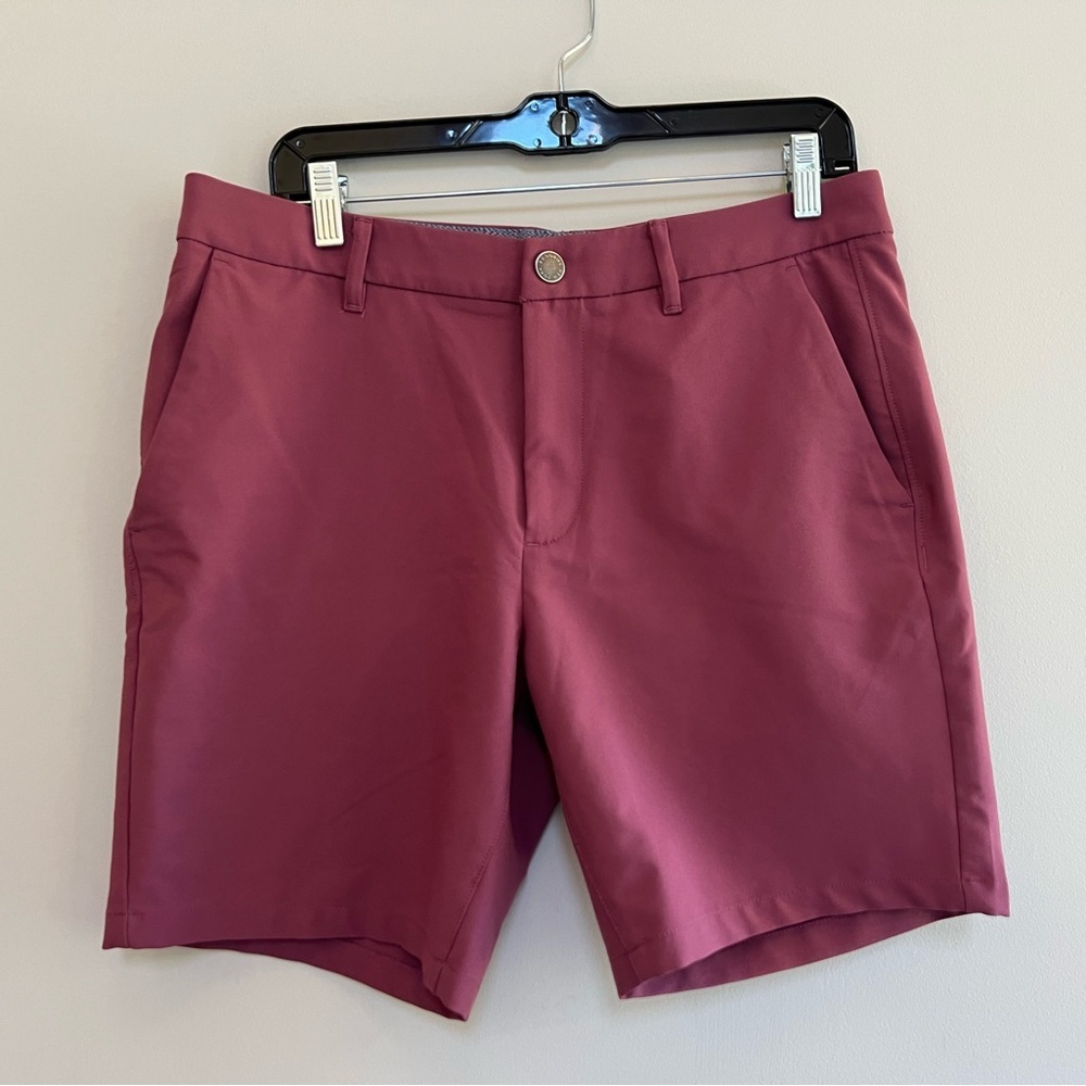 Bonobos Men's Flat Front Shorts in Burgundy